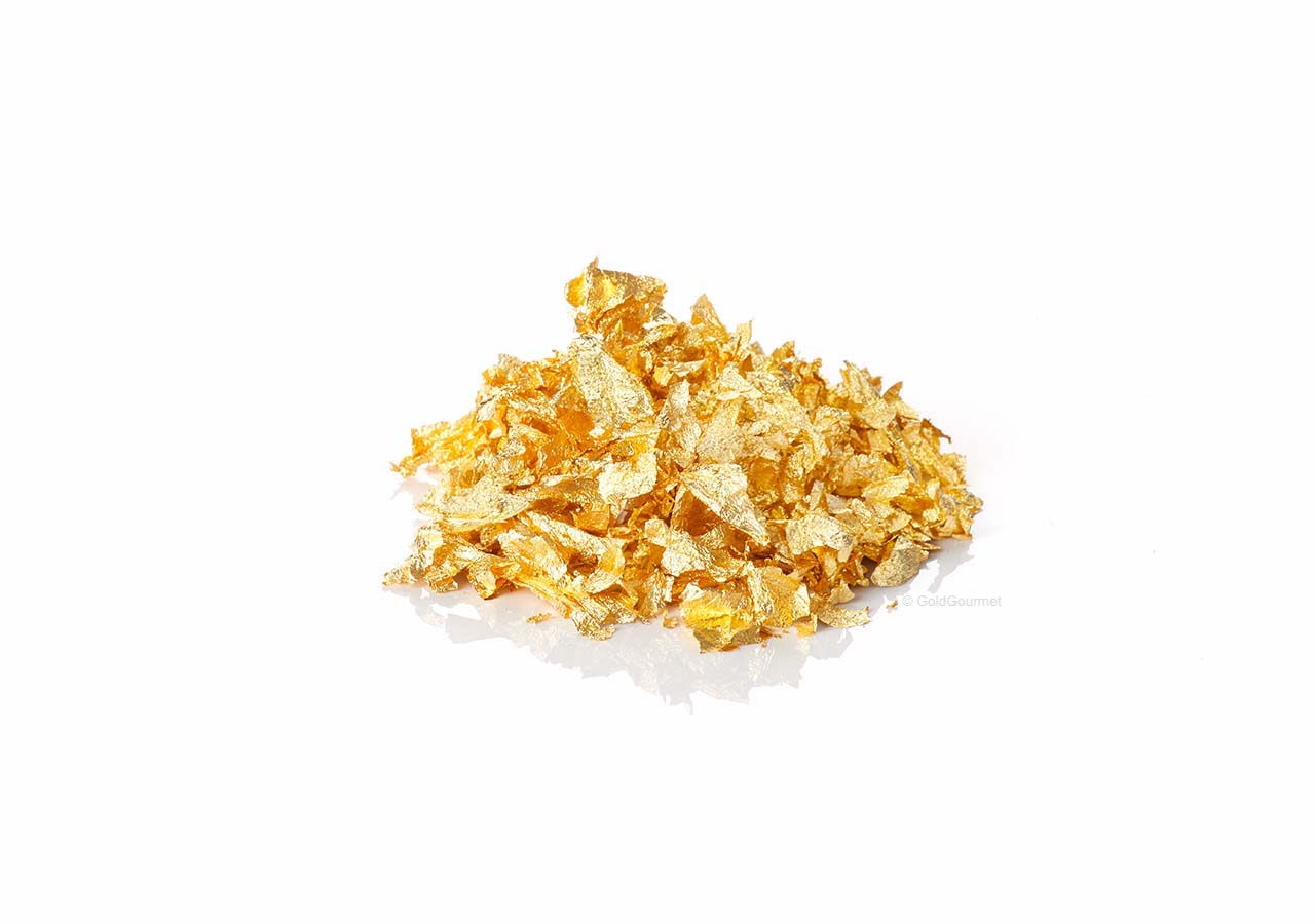 23 Karat Edible Gold Leaf Flakes
