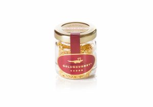 Slofoodgroup - Edible Gold Flakes - 200 mg - Gold Leaf Flakes for Garnishing and Decoration of Food Drinks Nails and More